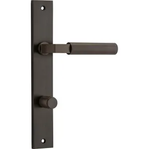 Berlin Lever - Rectangular - Signature Brass - Privacy by Iver, a Door Hardware for sale on Style Sourcebook