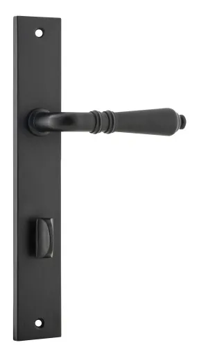 Sarlat Lever - Rectangular - Matt Black - Privacy by Iver, a Door Hardware for sale on Style Sourcebook
