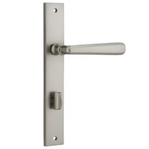 Copenhagen Lever - Rectangular - Satin Nickel - Privacy by Iver, a Door Hardware for sale on Style Sourcebook