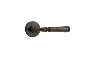 Verona Lever - Round Rose - Signature Brass by Iver, a Door Hardware for sale on Style Sourcebook