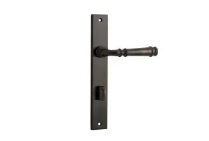 Verona Lever - Rectangular - Signature Brass - Privacy by Iver, a Door Hardware for sale on Style Sourcebook