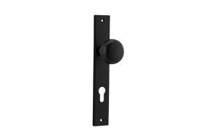 Cambridge Knob - Rectangular - Matt Black - Entrance by Iver, a Door Hardware for sale on Style Sourcebook