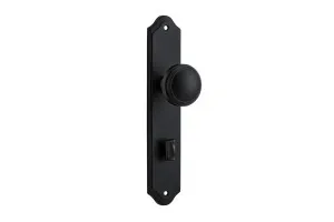 Paddington Knob - Shouldered - Matt Black - Privacy by Iver, a Door Hardware for sale on Style Sourcebook