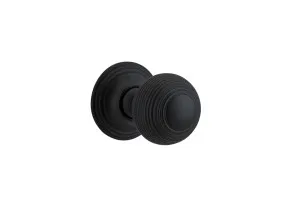Guildford Knob - Round Rose - Matt Black by Iver, a Door Hardware for sale on Style Sourcebook