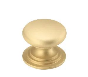 Sarlat Cupboard Knob - Brushed Brass by Iver, a Cabinet Hardware for sale on Style Sourcebook