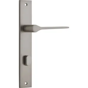 Como Lever - Rectangular - Satin Nickel - Privacy by Iver, a Door Hardware for sale on Style Sourcebook