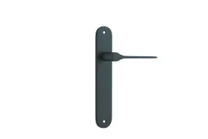 Como Lever - Oval - Matt Black by Iver, a Door Hardware for sale on Style Sourcebook