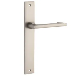 Baltimore Return Lever - Rectangular - Satin Nickel by Iver, a Door Hardware for sale on Style Sourcebook
