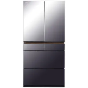 Hitachi 670L Multi Drawer French Door Refrigerator Crystal Mauve Grey Glass R-GW670TAXM by Hitachi, a Refrigerators, Freezers for sale on Style Sourcebook