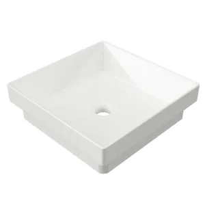 Arcade Basin 400mm White Gloss by Timberline, a Basins for sale on Style Sourcebook
