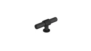 Duke T Bar 80mm Black Handle by Timberline, a Cabinet Hardware for sale on Style Sourcebook