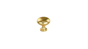 Round Knob 26mm Satin Gold Handle by Timberline, a Cabinet Hardware for sale on Style Sourcebook