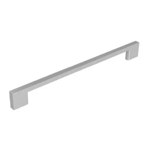 Square 224mm Brushed Nickel Handle by Timberline, a Cabinet Hardware for sale on Style Sourcebook