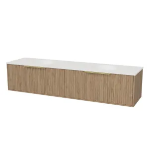 Elwood Vanity 1800mm Double WG Basins SilkSurface UC Top Wall hung by Timberline, a Vanities for sale on Style Sourcebook