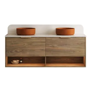 Kansas Vanity 1500mm Double WG Basins SilkSurface AC Top Wall hung by Timberline, a Vanities for sale on Style Sourcebook