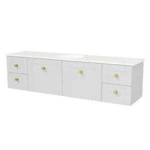 Victoria Vanity 1800mm Centre WG Basin SilkSurface UC Top Wall hung by Timberline, a Vanities for sale on Style Sourcebook