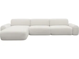 Beckett Tribute Ice Chaise Sofa - 3 Seater by James Lane, a Sofas for sale on Style Sourcebook
