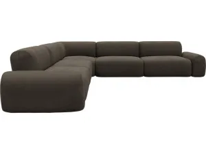 Beckett Muse Mink Modular Corner Sofa - 7 Piece by James Lane, a Sofas for sale on Style Sourcebook