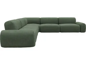 Beckett Tribute Dark Jade Modular Corner Sofa - 7 Piece by James Lane, a Sofas for sale on Style Sourcebook