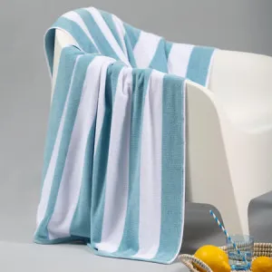 Striped Cabana Beach Towel - Cotton Terry, Stripes & Patterns - Canningvale by Canningvale_Cabana, a Outdoor Accessories for sale on Style Sourcebook