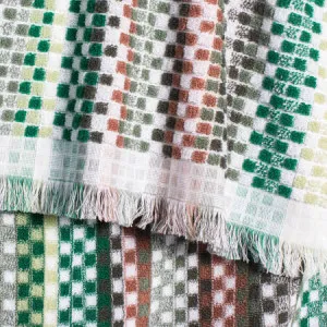 Positana Beach & Bath Towel - 100% Cotton, Green - Canningvale by Canningvale_Positana, a Sheets for sale on Style Sourcebook