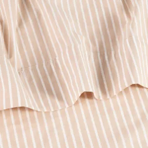 Modella Stripe Sheet Set - 100% Cotton, Super King, White - Canningvale by Canningvale, a Sheets for sale on Style Sourcebook