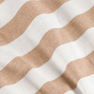Cucina Stripe Tablecloth - 100% Cotton, 150 x 240cm, Beige - Canningvale by Canningvale_Cucina, a Sheets for sale on Style Sourcebook
