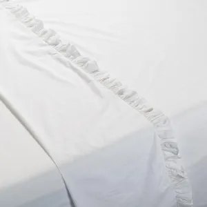 Vintage Flat Sheet - Softwash Cotton, King, White - Canningvale by Canningvale, a Sheets for sale on Style Sourcebook