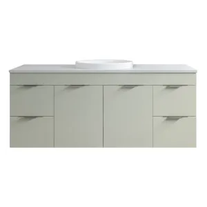 Bargo Vanity 1500mm Centre WG Basin SilkSurface AC Top Wall hung, Upgraded, Light Pistachio Satin by Timberline, a Vanities for sale on Style Sourcebook