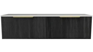 Elwood Vanity 1500mm Centre WG Basin SilkSurface AC Top Wall hung, Bottega Oak by Timberline, a Vanities for sale on Style Sourcebook