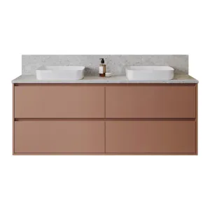 Grange Vanity 1500mm Double WG Basins SilkSurface AC Top Wall hung, Upgraded, New Penny Satin by Timberline, a Vanities for sale on Style Sourcebook