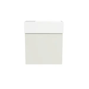 Lottie Vanity 480mm Left Bowl Liberty Top Wall hung, Light Pistachio Satin by Timberline, a Vanities for sale on Style Sourcebook