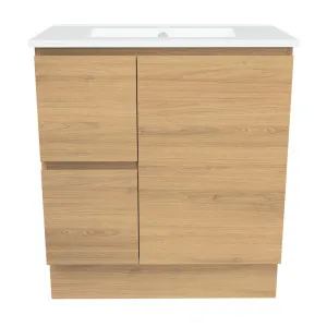 Nevada Vanity 750mm Centre Bowl Alpha Top Floor standing, Elegant Oak by Timberline, a Vanities for sale on Style Sourcebook