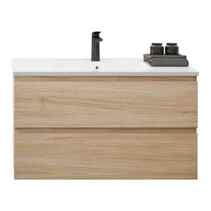 Nevada Plus Vanity 900mm Centre Bowl Alpha Top Wall hung, Classic Oak by Timberline, a Vanities for sale on Style Sourcebook