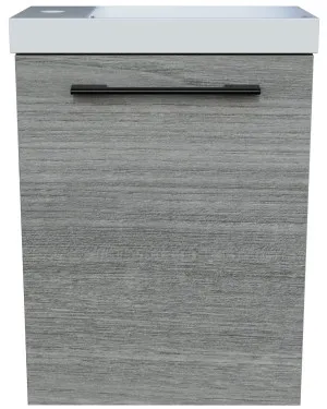 Ollie Vanity 400mm Left Bowl Nano Top Wall hung, Palomera Oak by Timberline, a Vanities for sale on Style Sourcebook