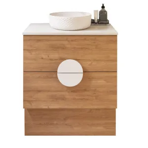 Oxbow Vanity 750mm Centre WG Basin SilkSurface AC Top Floor standing, Planked Urban Oak by Timberline, a Vanities for sale on Style Sourcebook