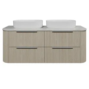 Socoa Vanity 1500mm Double WG Basins SilkSurface AC Top Wall hung, Coastal Oak by Timberline, a Vanities for sale on Style Sourcebook