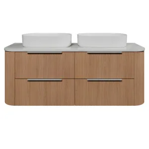 Socoa Vanity 1500mm Double WG Basins SilkSurface AC Top Wall hung, Tassie Oak by Timberline, a Vanities for sale on Style Sourcebook