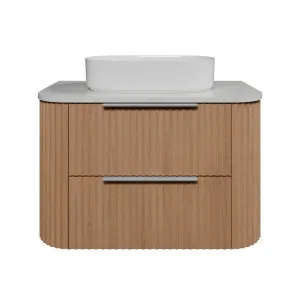 Socoa Vanity 900mm Centre WG Basin SilkSurface AC Top Wall hung, Tassie Oak by Timberline, a Vanities for sale on Style Sourcebook