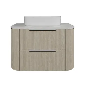 Socoa Vanity 900mm Centre WG Basin SilkSurface AC Top Wall hung, Coastal Oak by Timberline, a Vanities for sale on Style Sourcebook