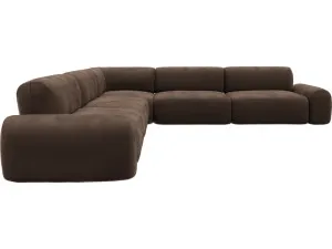 Beckett Muse Chocolate Modular Corner Sofa - 7 Piece by James Lane, a Sofas for sale on Style Sourcebook