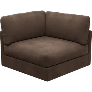 Finley Muse Chocolate Corner Sofa Chair Module by James Lane, a Sofas for sale on Style Sourcebook