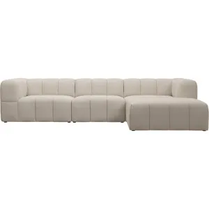 Lucello Santa Fe Sand Modular Sofa with Ottoman - 4 Piece by James Lane, a Sofas for sale on Style Sourcebook