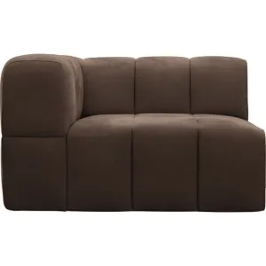 Lucello Muse Chocolate Left Arm Facing Chair Module by James Lane, a Sofas for sale on Style Sourcebook
