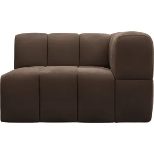 Lucello Muse Chocolate Right Arm Facing Chair Module by James Lane, a Sofas for sale on Style Sourcebook