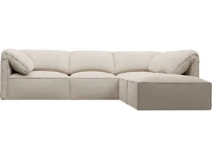 Kai Santa Fe Sand Modular Sofa - 4 Seater and Ottoman by James Lane, a Sofas for sale on Style Sourcebook