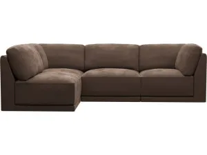 Emily Modular Sofa Muse Chocolate - 4 Piece by James Lane, a Sofas for sale on Style Sourcebook