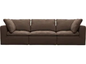 Cloud Muse Chocolate Modular Sofa - 3 Piece by James Lane, a Sofas for sale on Style Sourcebook