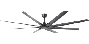 Eglo Santorini 84" DC Ceiling Fan with Remote Black by Eglo, a Ceiling Fans for sale on Style Sourcebook