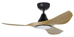 Eglo Surf 40" DC Ceiling Fan with LED Light and Remote Burmese Teak by Eglo, a Ceiling Fans for sale on Style Sourcebook
